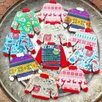 Ugly Christmas Sweater Cookies