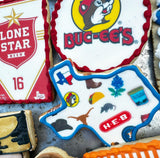 Texas Decorated Sugar cookies