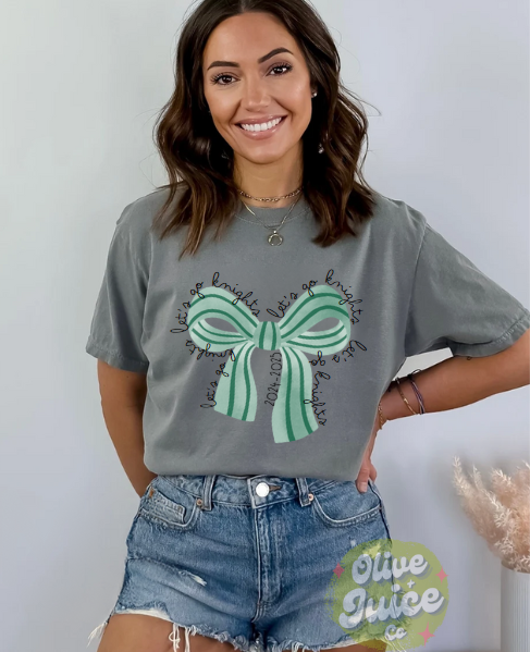 Clear Falls Bow Unisex Garment-Dyed T-shirt